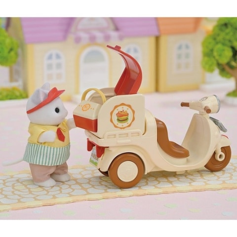 大きなハンバーガーがお店に早変わり！ シルバニアファミリーに移動式