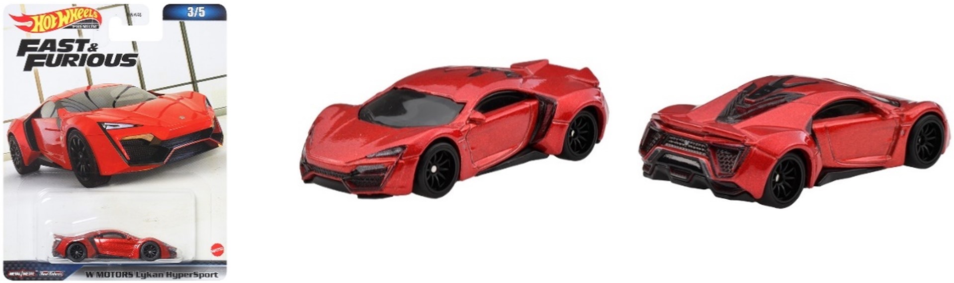 ホットウィール ワイルド・スピード Wモーターズ ライカン ハイパースポーツ（価格：825円）