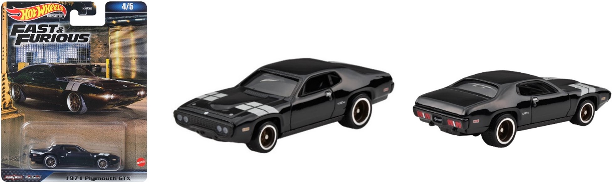 ホットウィール ワイルド・スピード 1971 プリマス GTX（価格：825円）