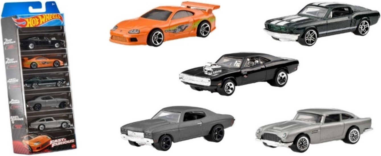 ホットウィール 5カーパック ワイルド・スピード（価格：1,925円）