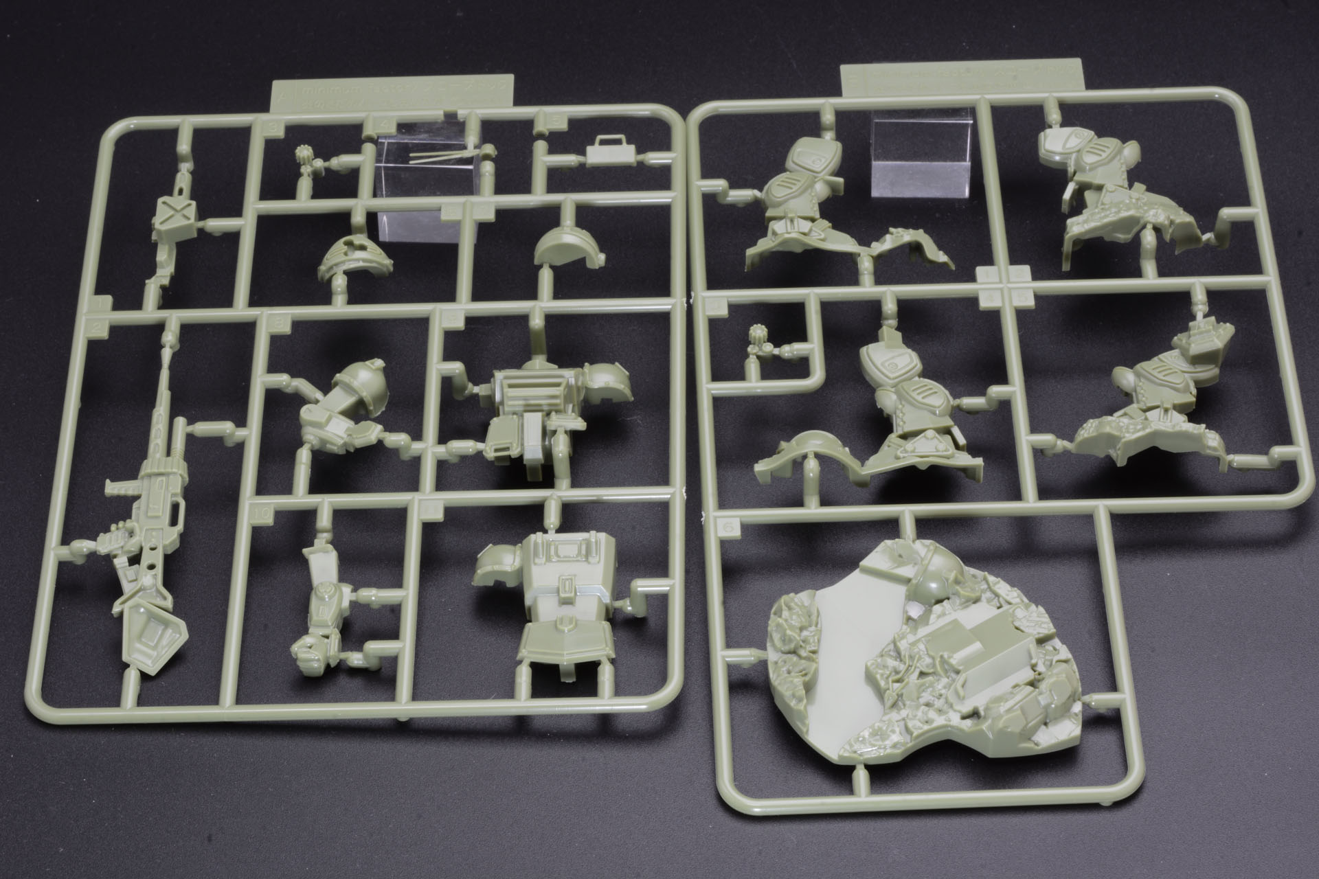 ランナーは2枚、ディテールもしっかり入っている