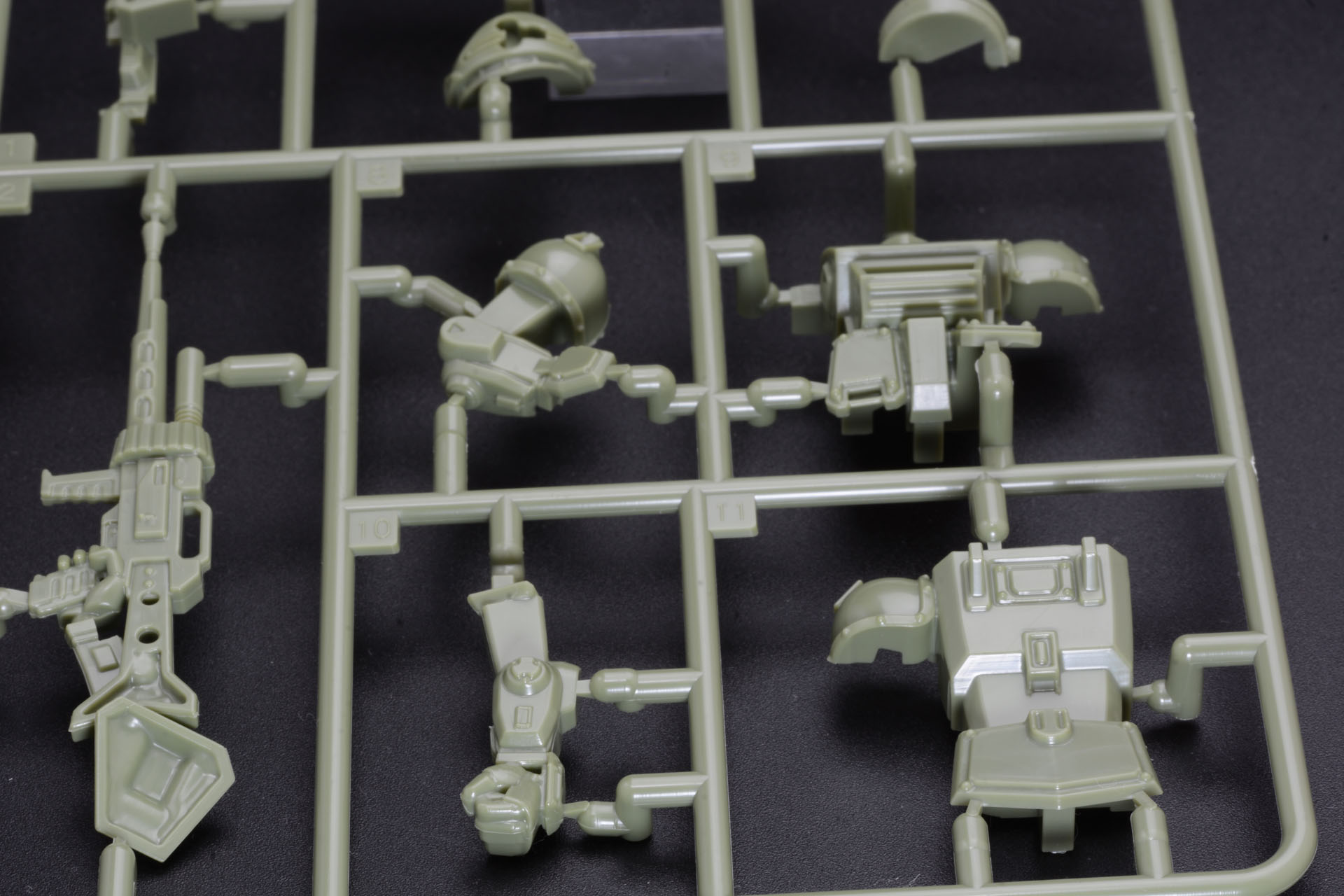 ランナーは2枚、ディテールもしっかり入っている