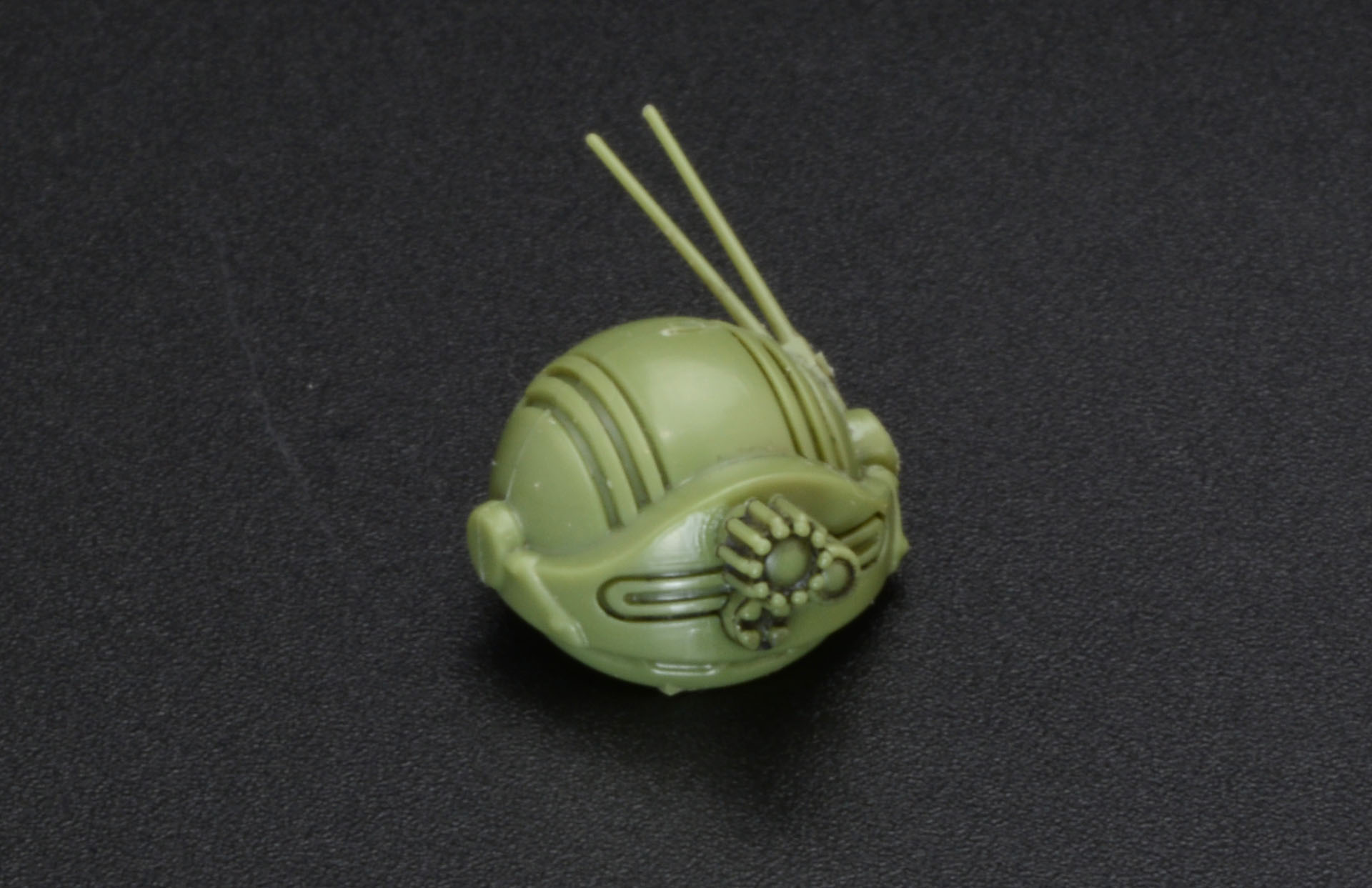 スミ入れによりディテールがくっきりと浮かび上がる