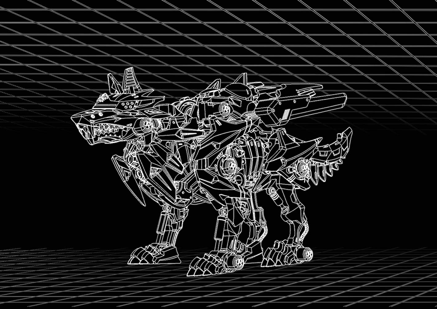 「ハンターウルフ警視庁仕様」シルエット