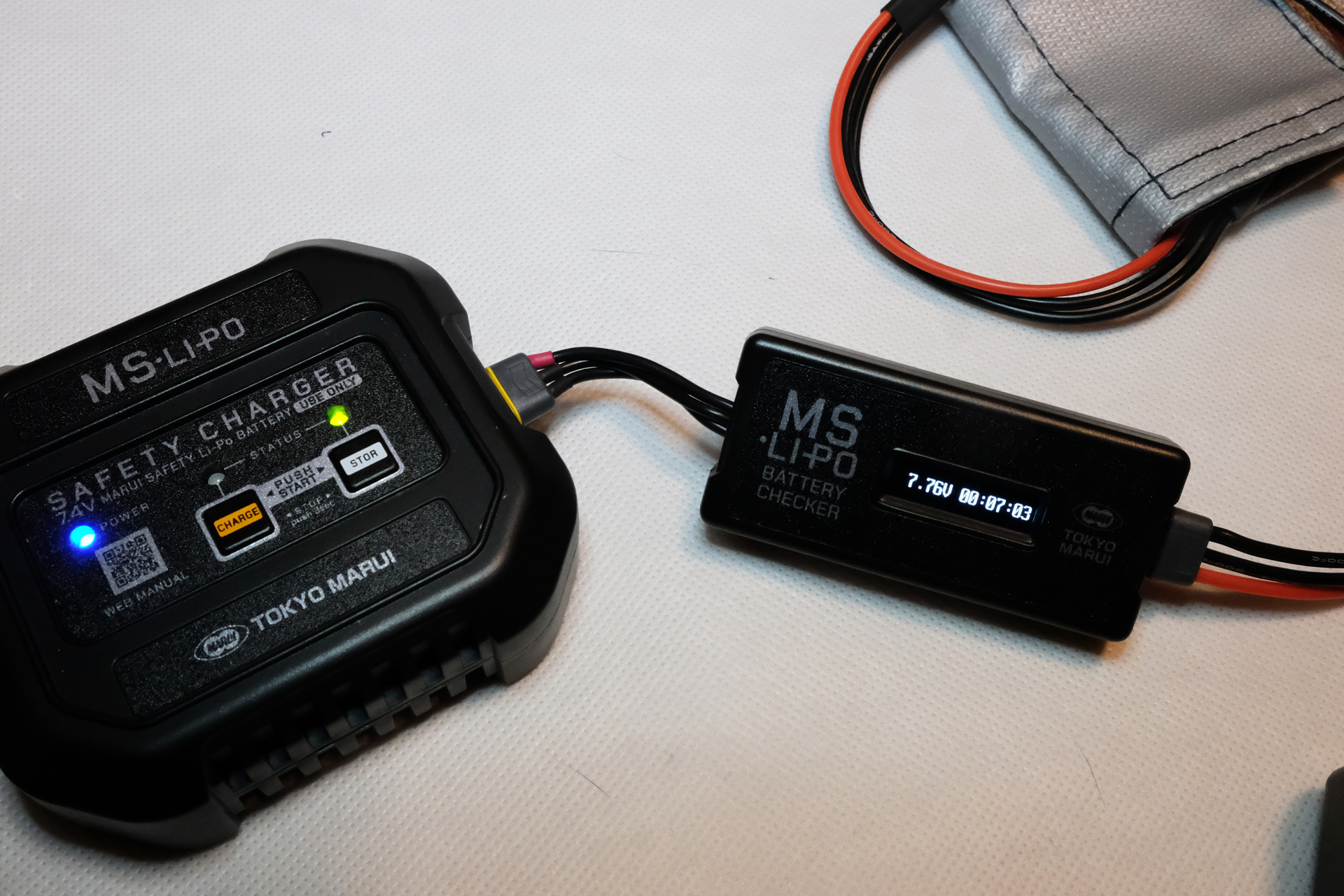 ストレージモードで保管に適した電圧になった