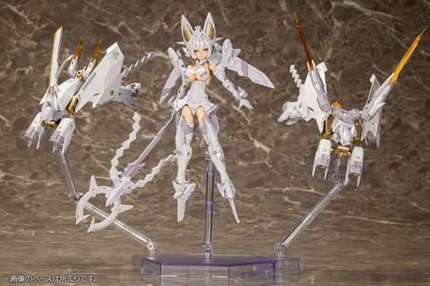 KOTOBUKIYA - コトブキヤショップ限定 メガミデバイス 1/1 朱羅 玉藻ノ前 白面金毛(あすら たまものまえ はくめんこんもう) プラモデル(KP719) コトブキヤ メガミデバイス「朱羅 玉藻ノ前 白面金毛」が予約開始