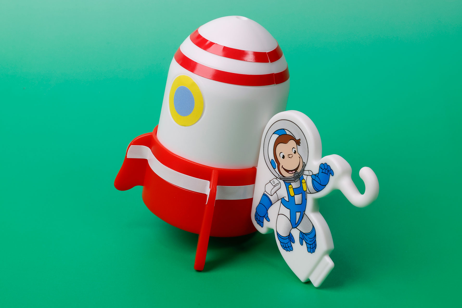 ロケットの足が均一になっていないところも、ちょっとユニークだ