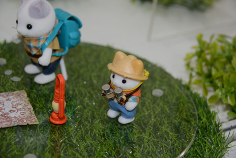 シルバニアファミリー ひみつの森の大きな滝」、まるで1枚の絵のように