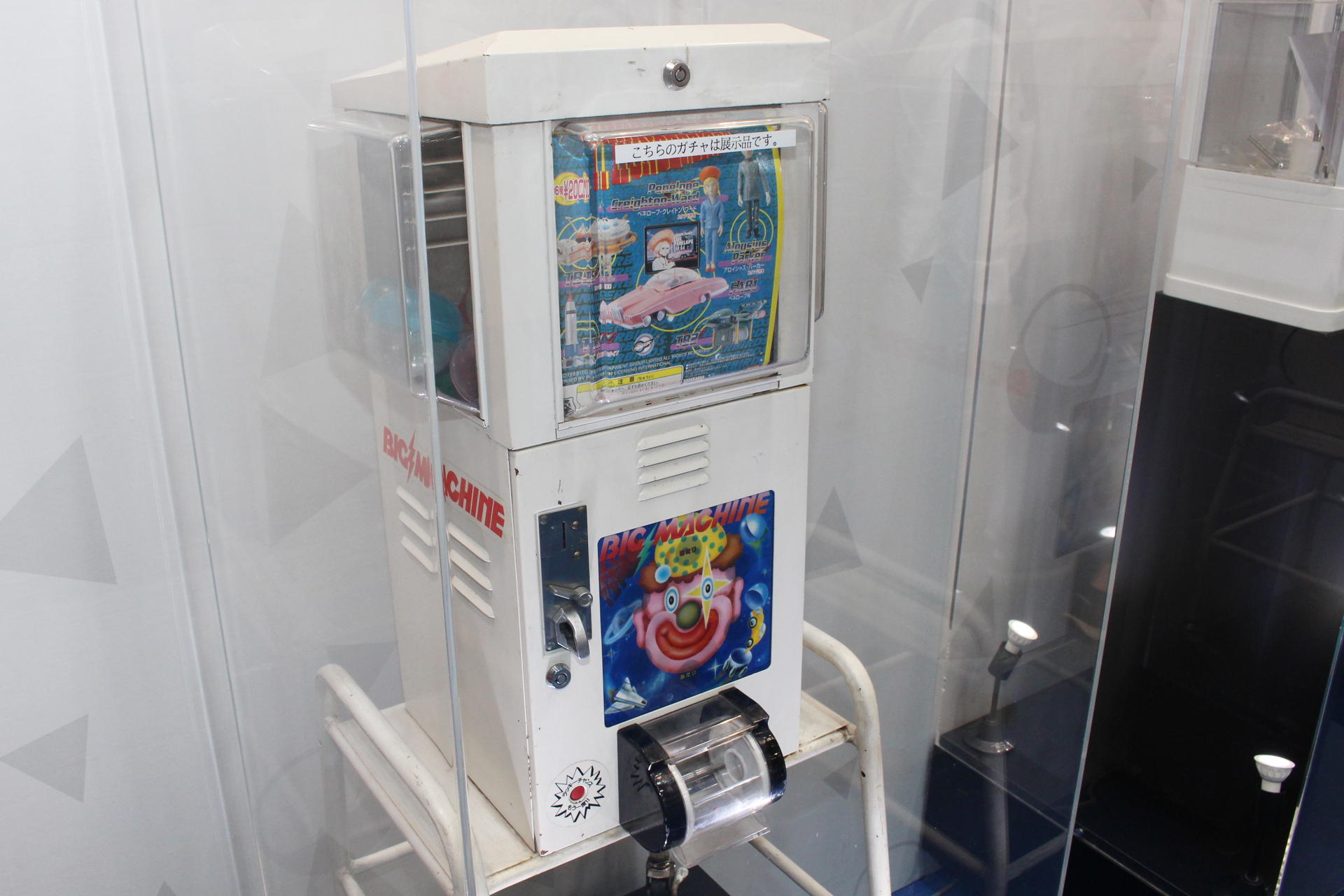 ピエロの顔があるパネルがルーレット。残念ながら筆者は見たことがなかった