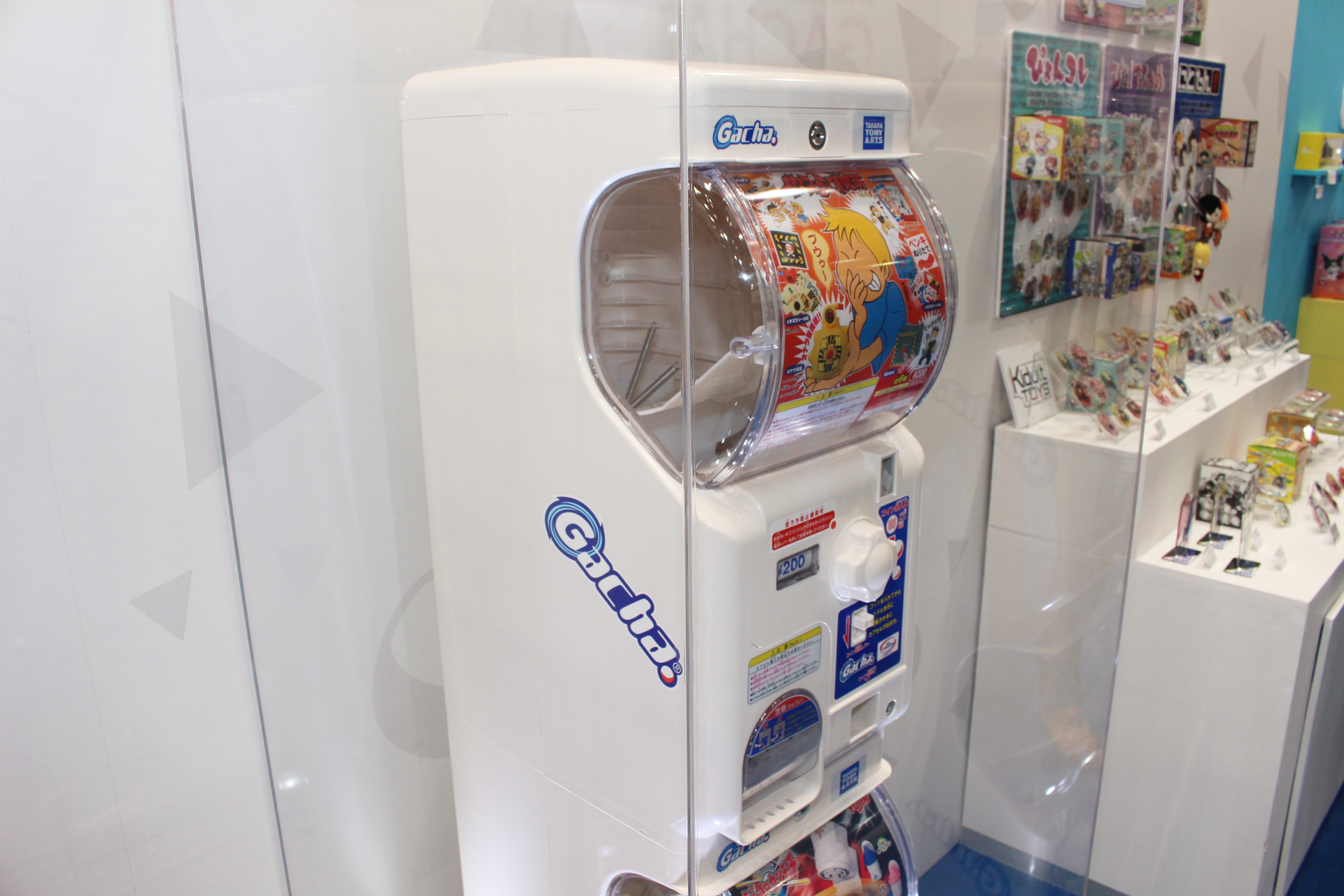 同社から「ガチャのガチャ。」としてミニチュアのカプセルトイが発売された機種だ