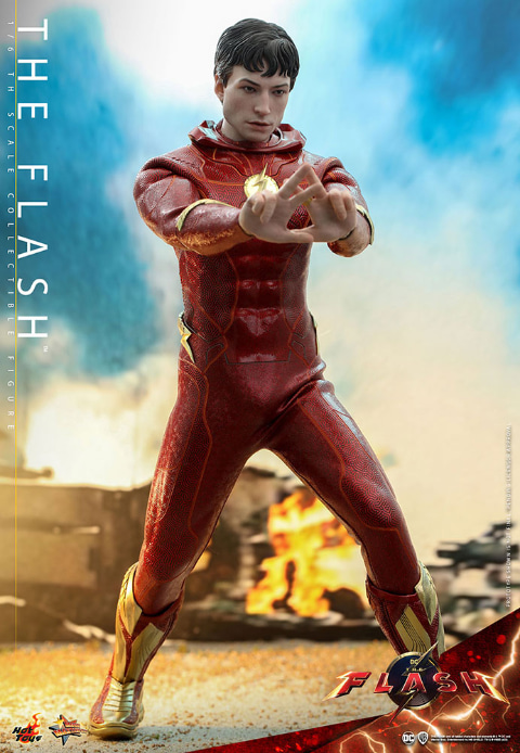 未開封 THE FLASH フィギュア フラッシュ DC エズラミラー