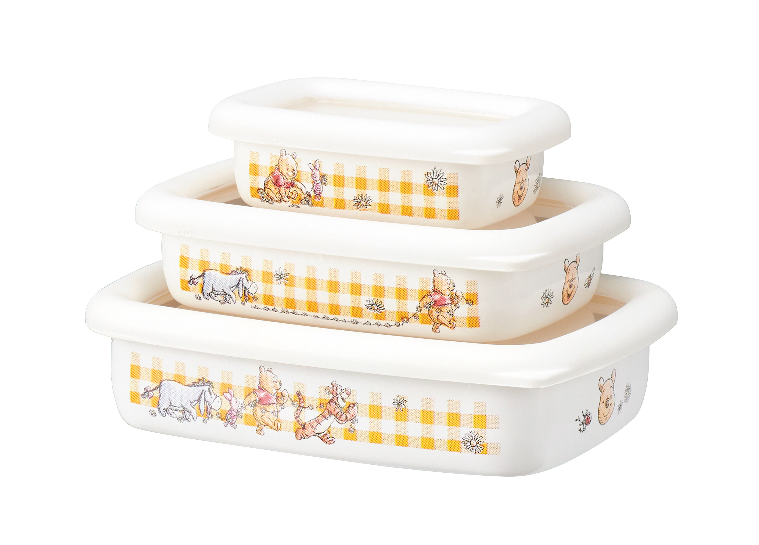 くまのプーさん 浅型容器3点セット