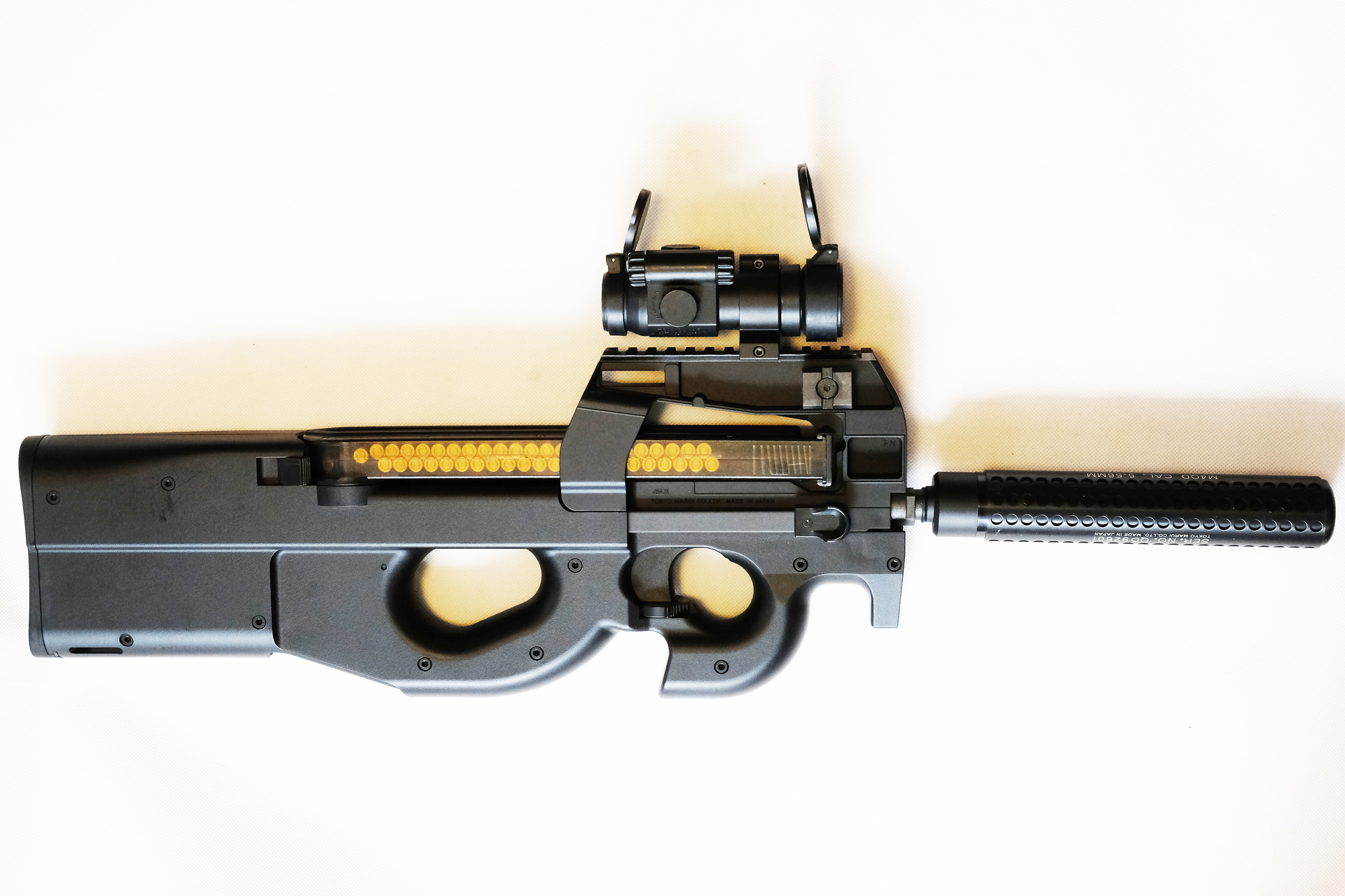 NEWプロサイト搭載例。光学照準器を搭載するとより狙いやすくなる