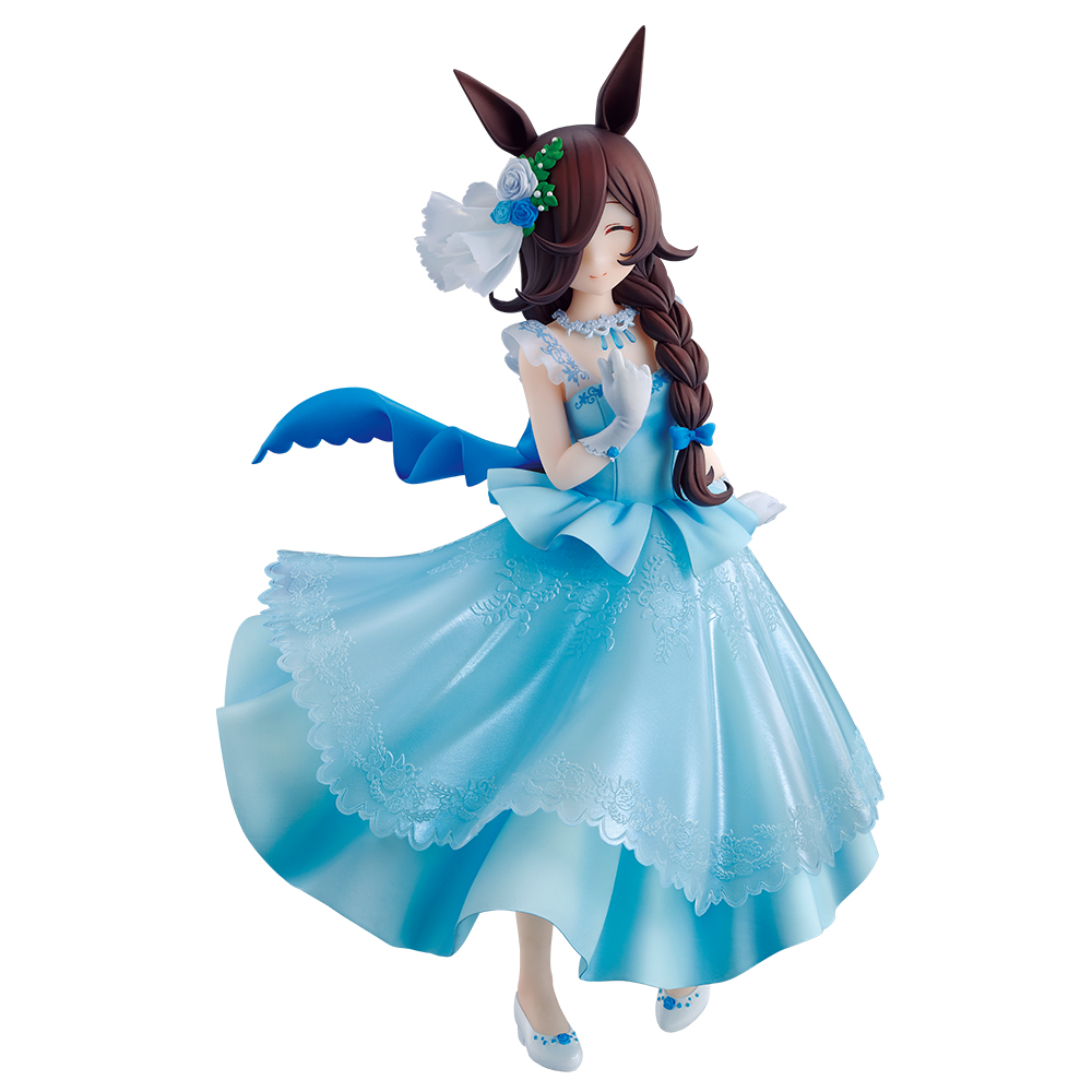 ラストワン賞：ライスシャワー フィギュア ラストワンver.（A賞とは違う表情で、スカートにはパール塗装が施されている）