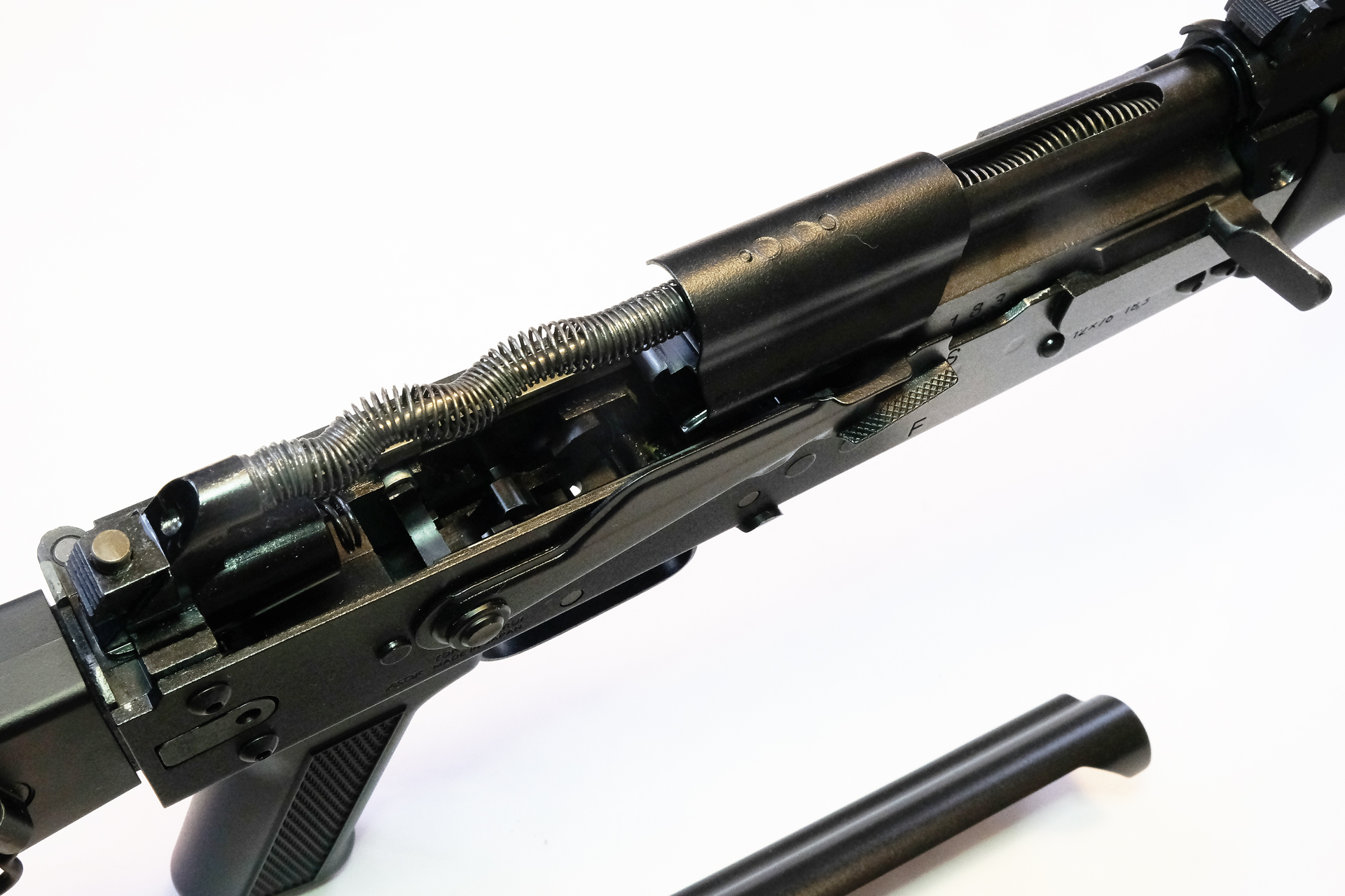 レシーバーカバーを外した状態