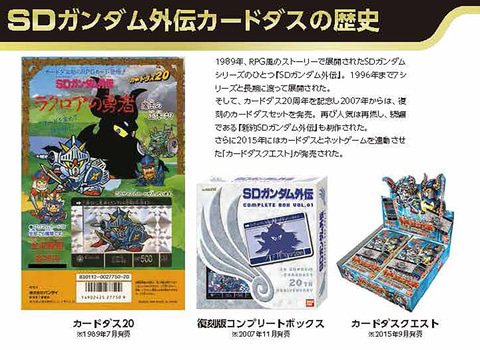 ＳＤガンダム カードダス30周年記念 ベストセレクションセット ＳＤガンダム外伝Ｖｅｒ．バーサスナイツ 未開封 プレミアムバンダイ カードダス30周年記念 ベストセレクションセット SDガンダム外伝Ver. | フリマアプリ ラクマ