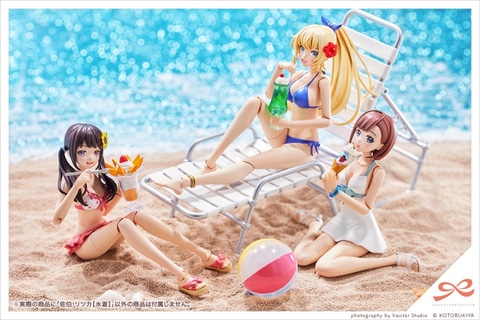 プラモデルシリーズ「創彩少女庭園」より「佐伯リツカ【水着】」予約