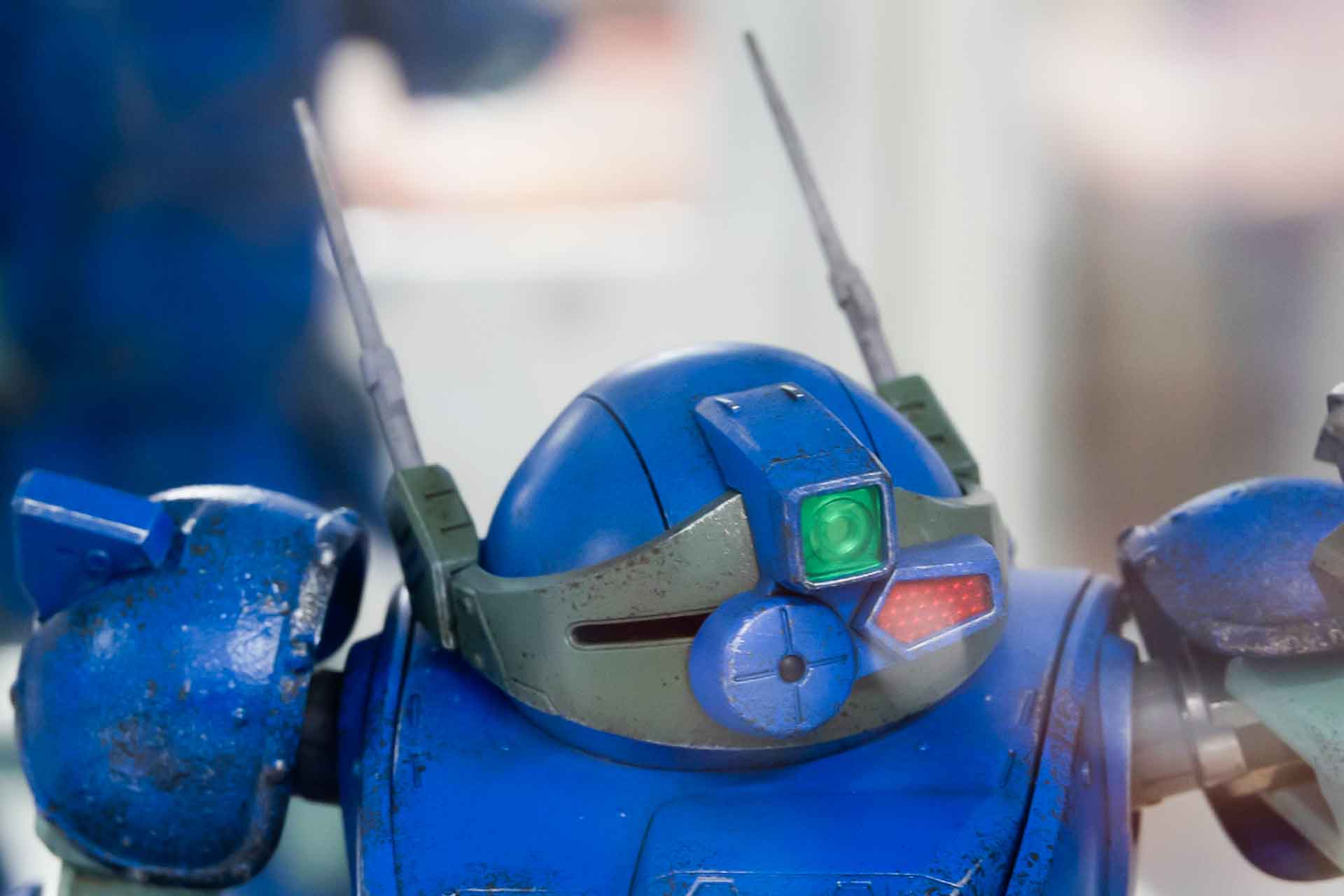 肩の辺りを見ると、鉄のような質感が良く出ている