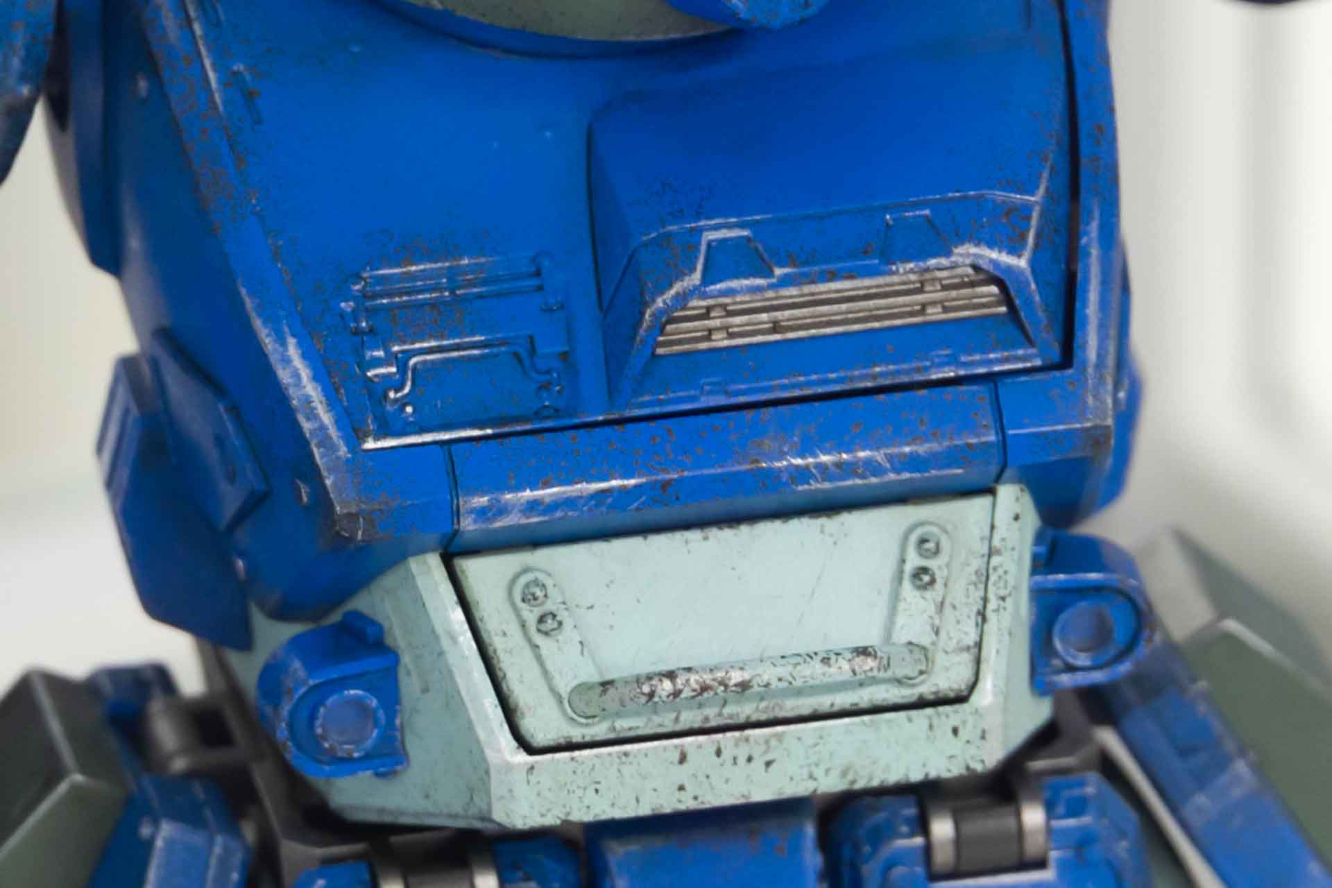 まさにプロの業といった感じのウェザリング処理が施されている