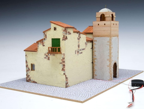 ウッディジョーの木製模型「ヨーロッパの街並みシリーズ