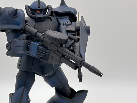 特別企画】ガンプラ「HGUC 1/144 グフ」エコプラ版を黒立ち上げで全