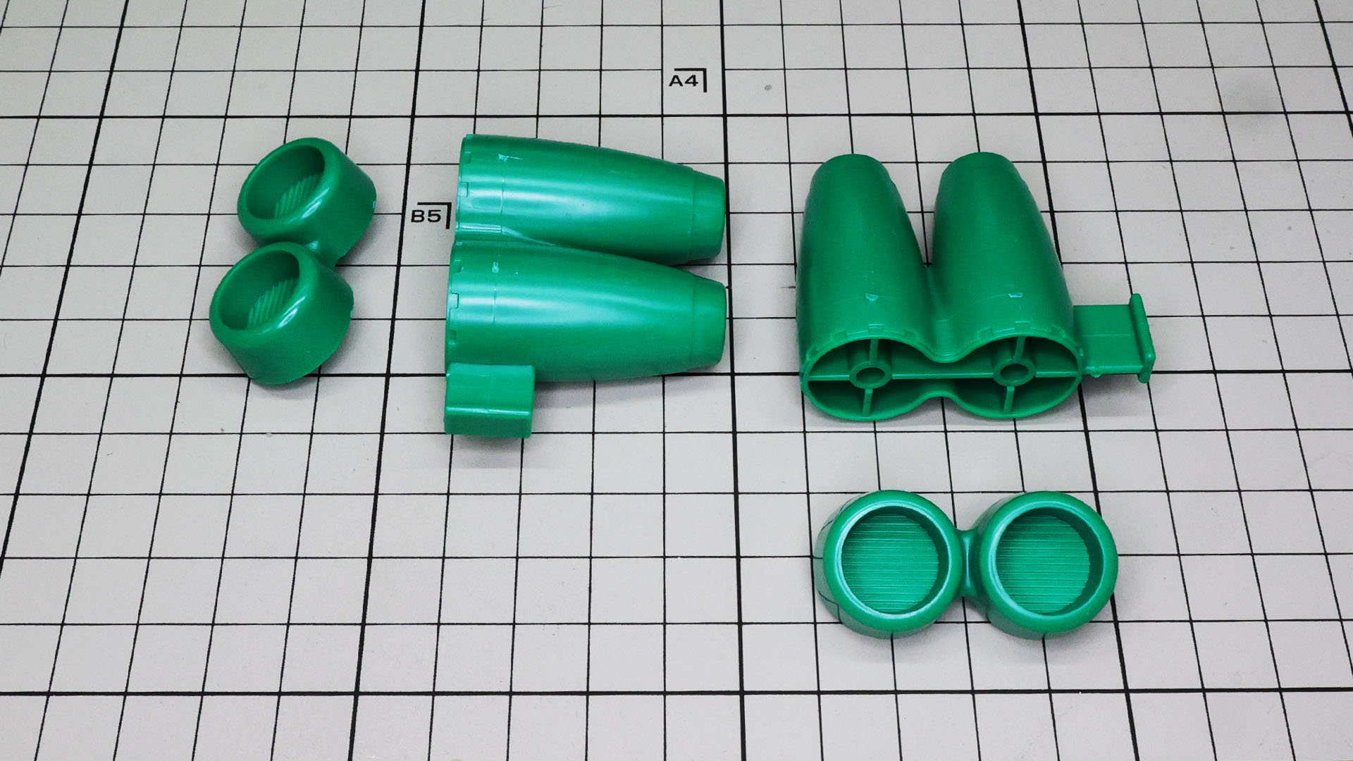 機体後方にある4発のジェットエンジン