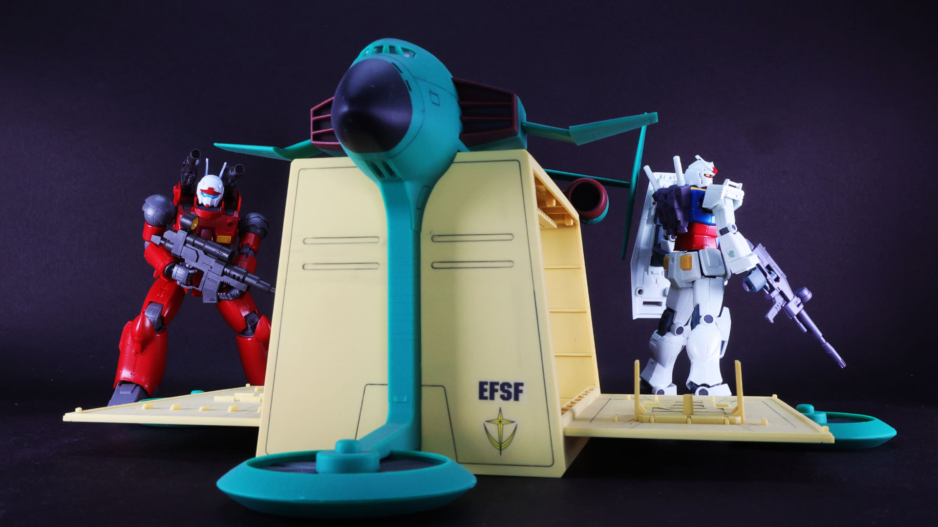ガンダムとガンキャノン、調査を開始