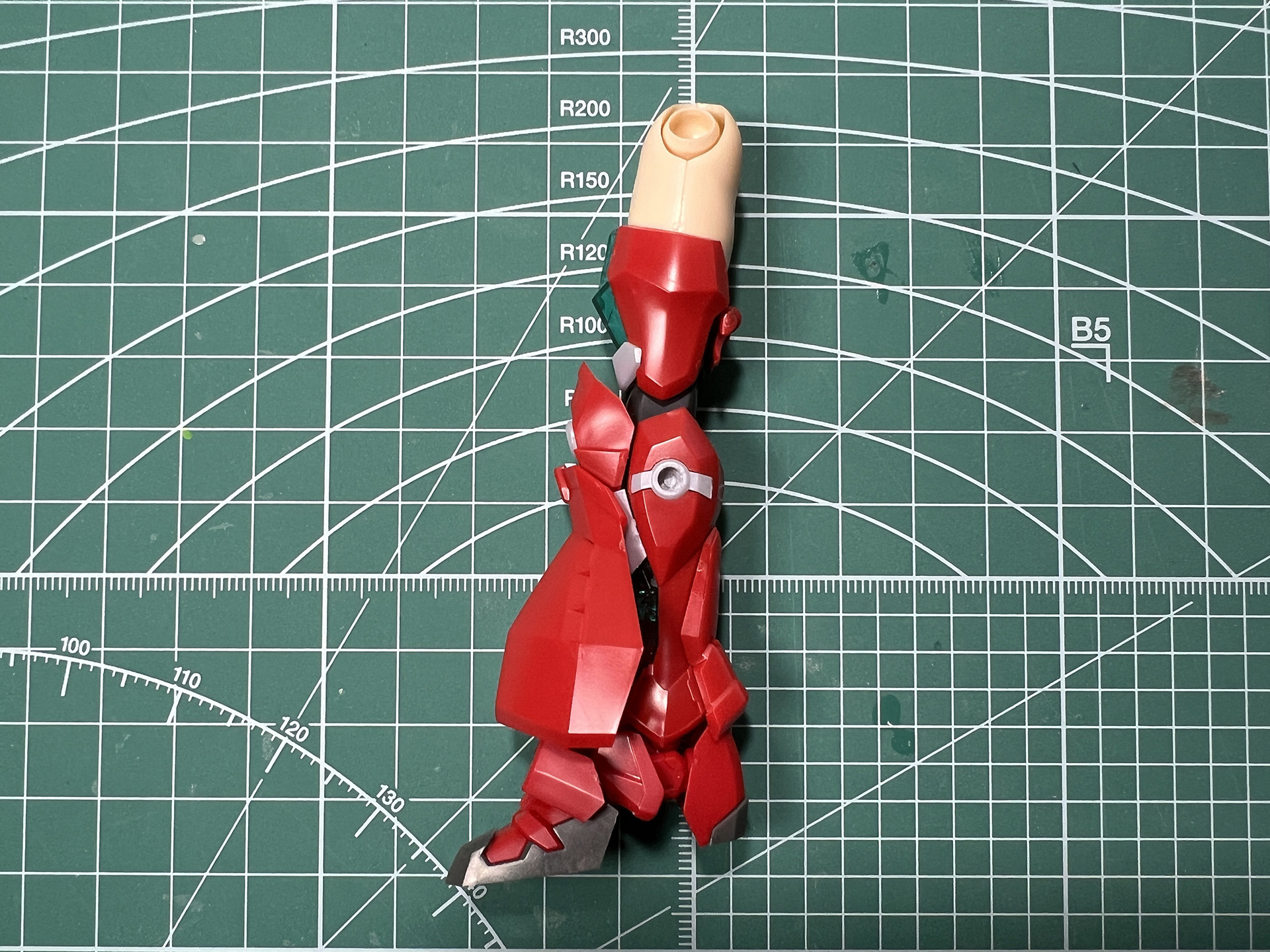 装甲が増加してもしっかりと可動