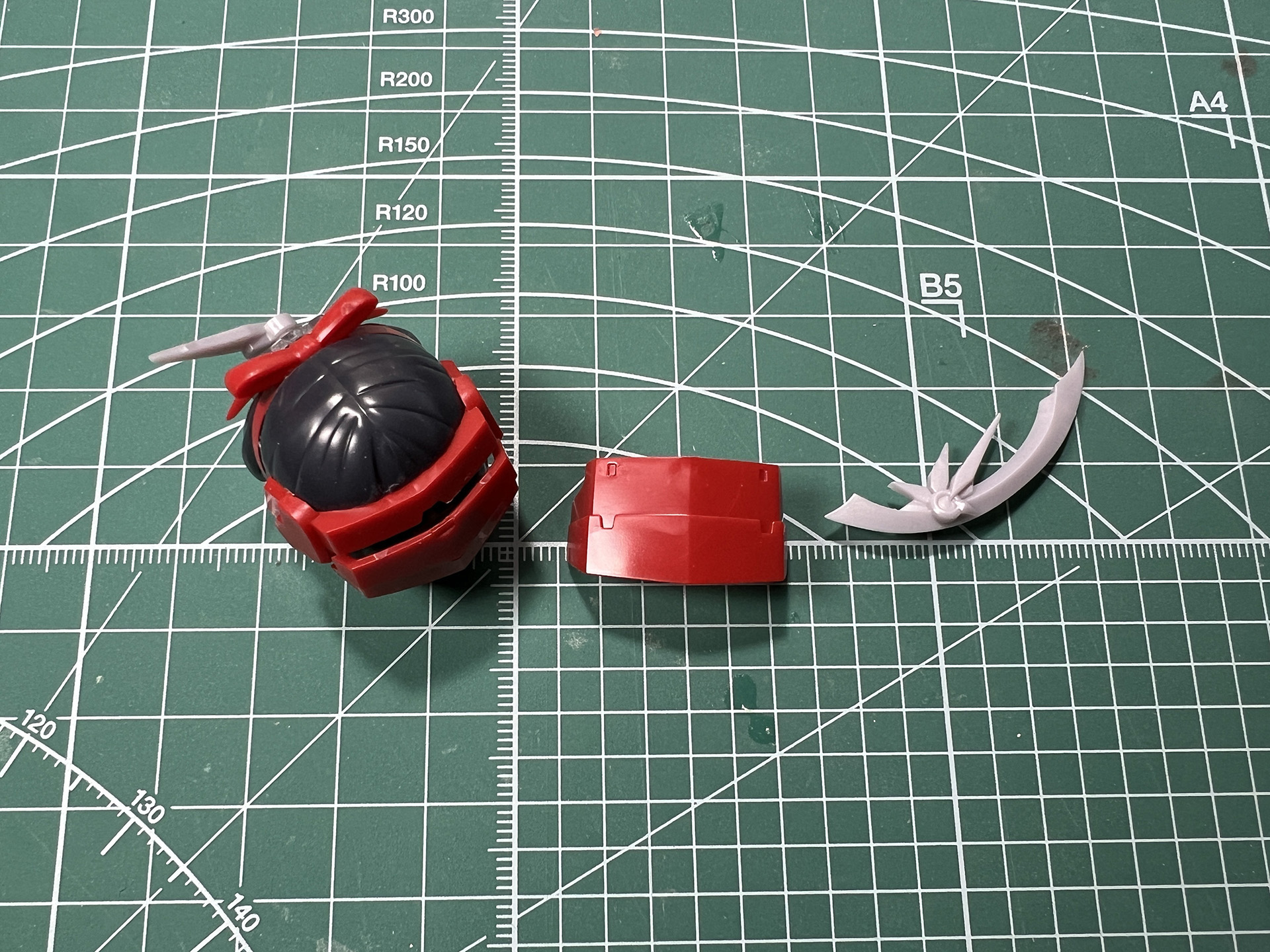 存在感ある兜飾り