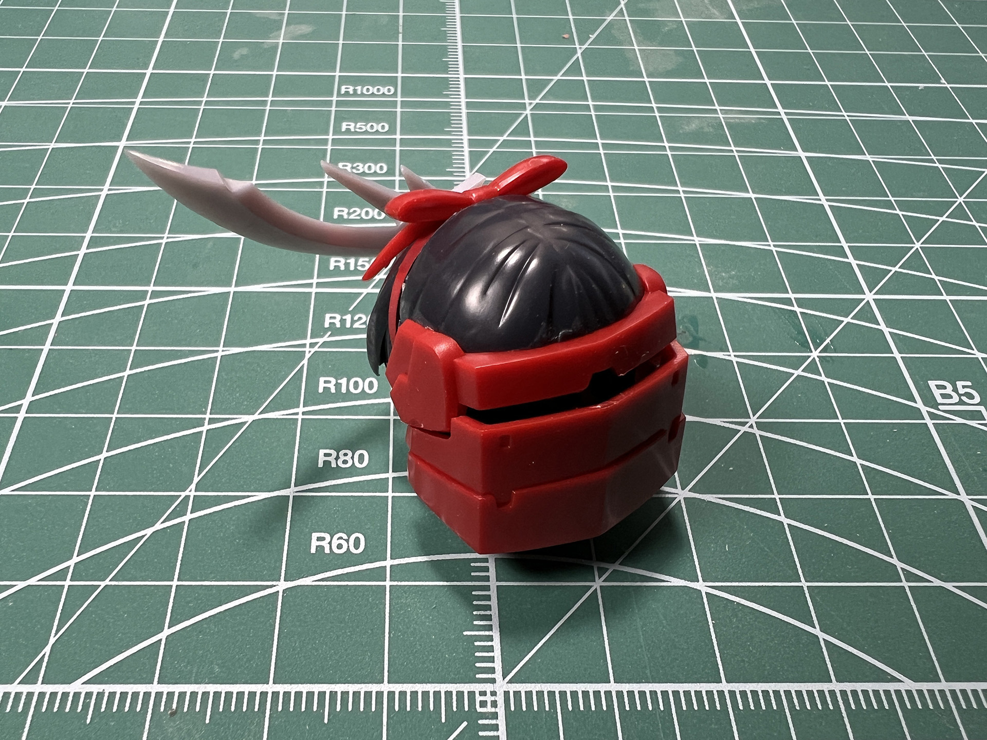 後頭部を覆う装甲