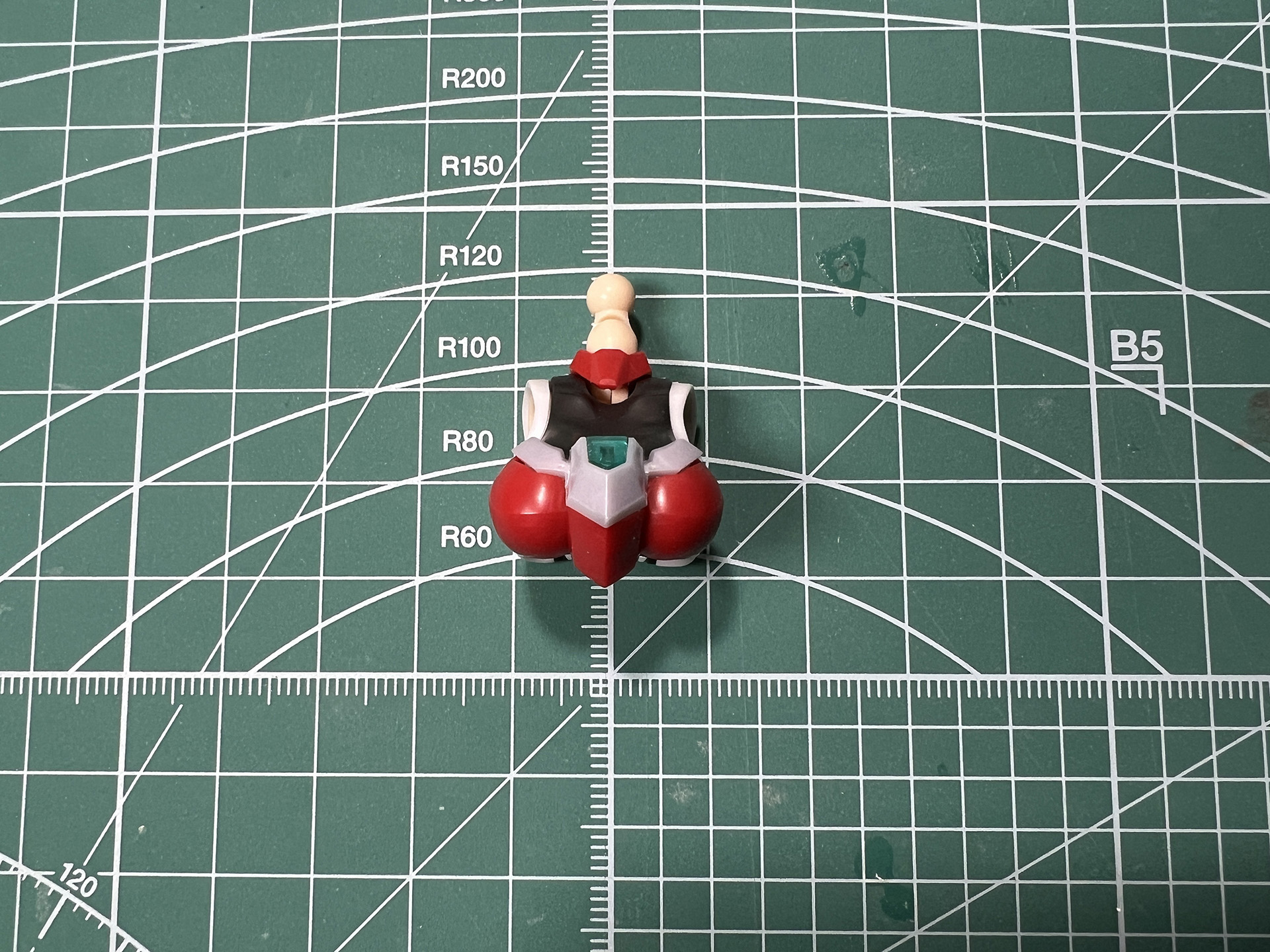 胸部パーツを付け替える