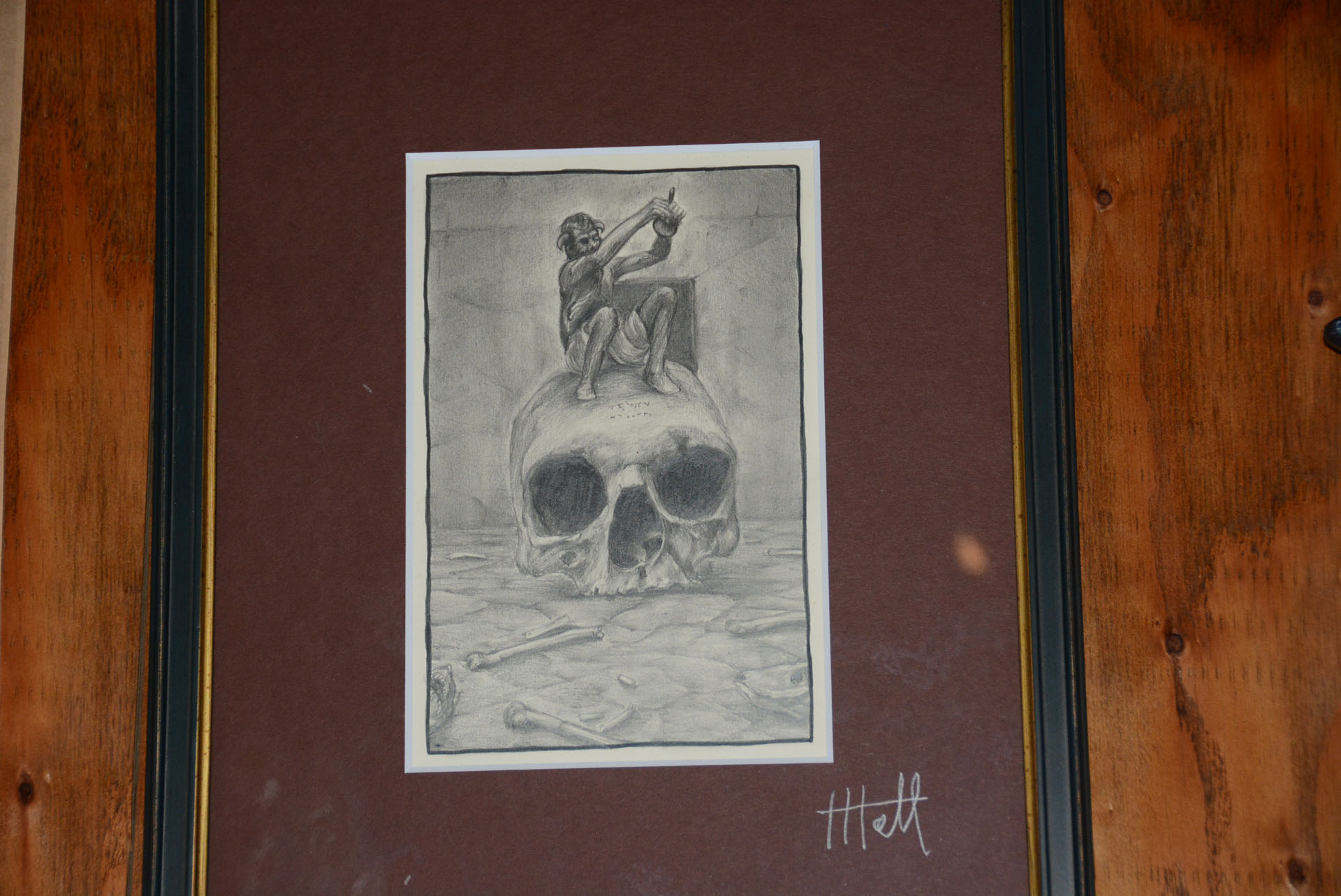 「ドラゴンファンタジー」として出版時の挿絵の原画を貸してもらえている