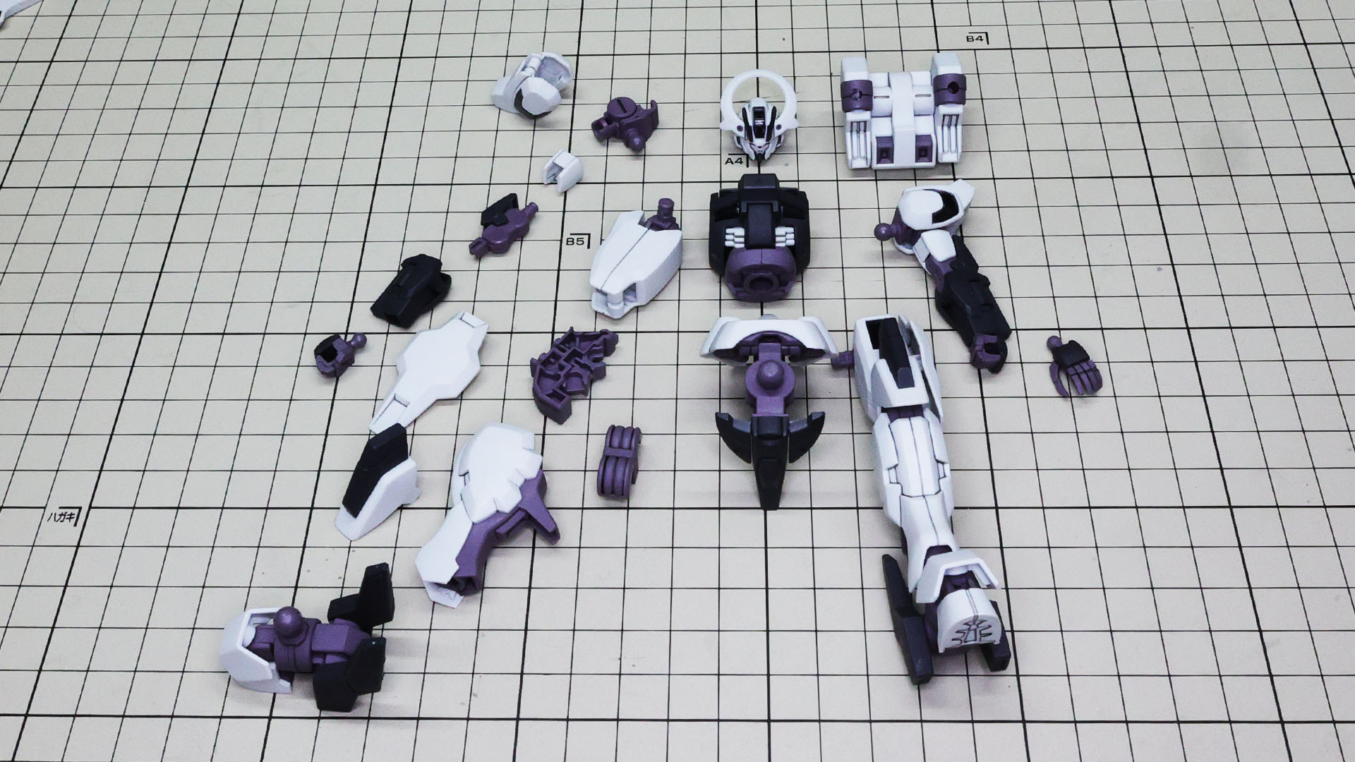 関節単位で分割された各部位