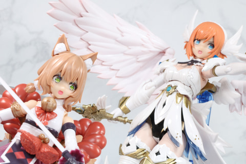 アルカナディア　ユクモ　素組完成品　美プラ　獣耳　けもみみ　ケモミミ アルカナディア ユクモ 素組完成品 美プラ 獣耳 けもみみ