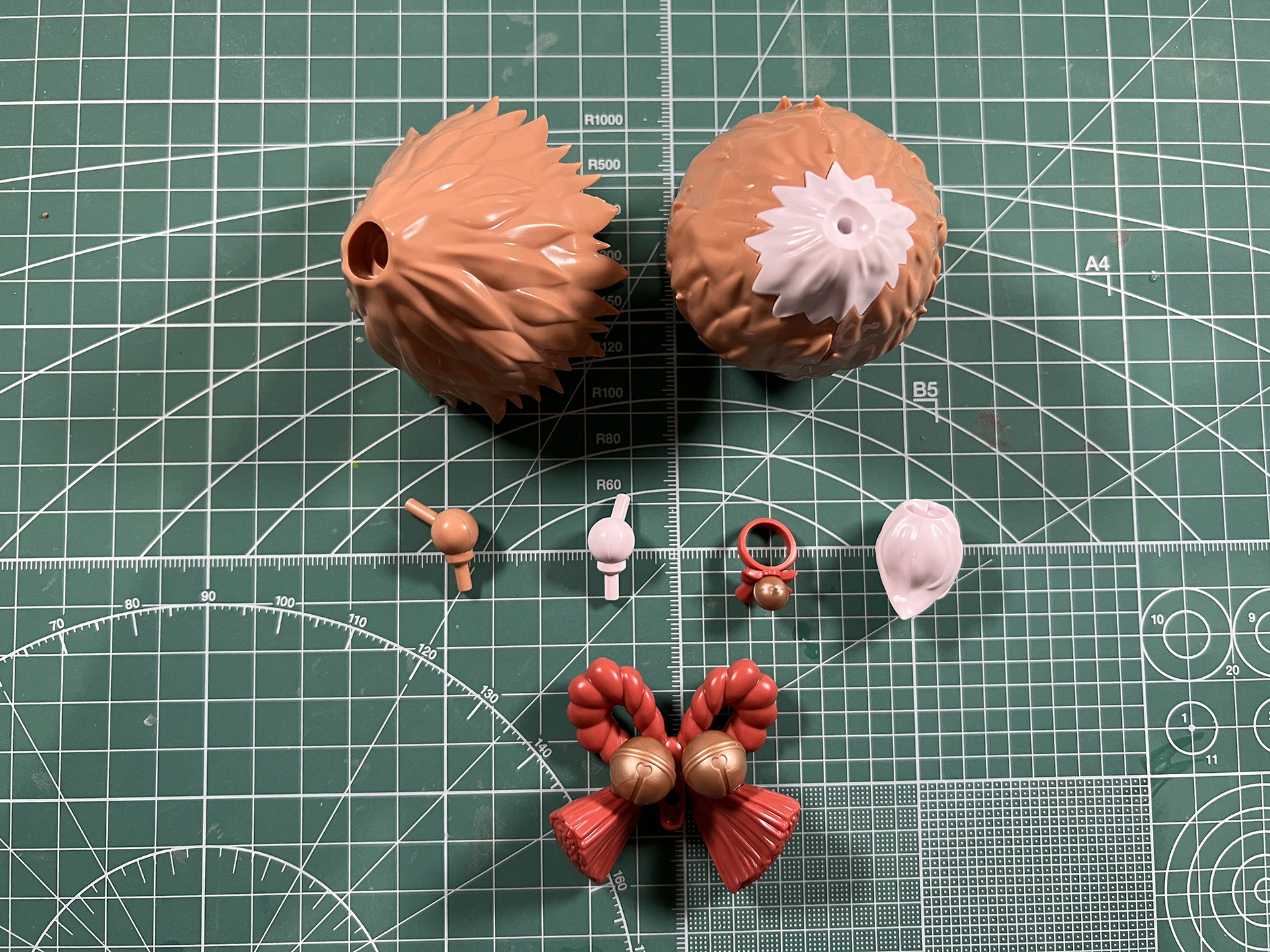 各パーツを合わせることで完成する