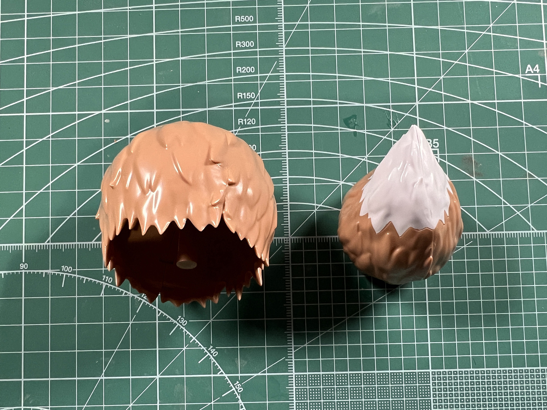 「ノーマルモード」のパーツと差し替えて完成