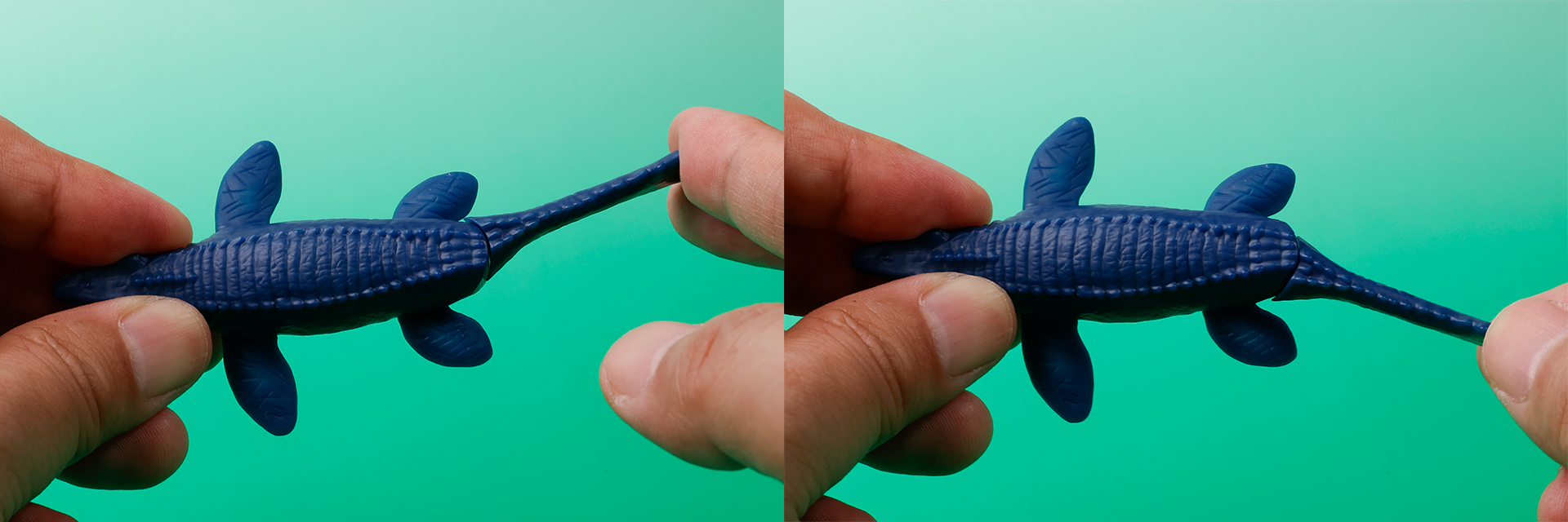 しっぽはこのように動かすことができる