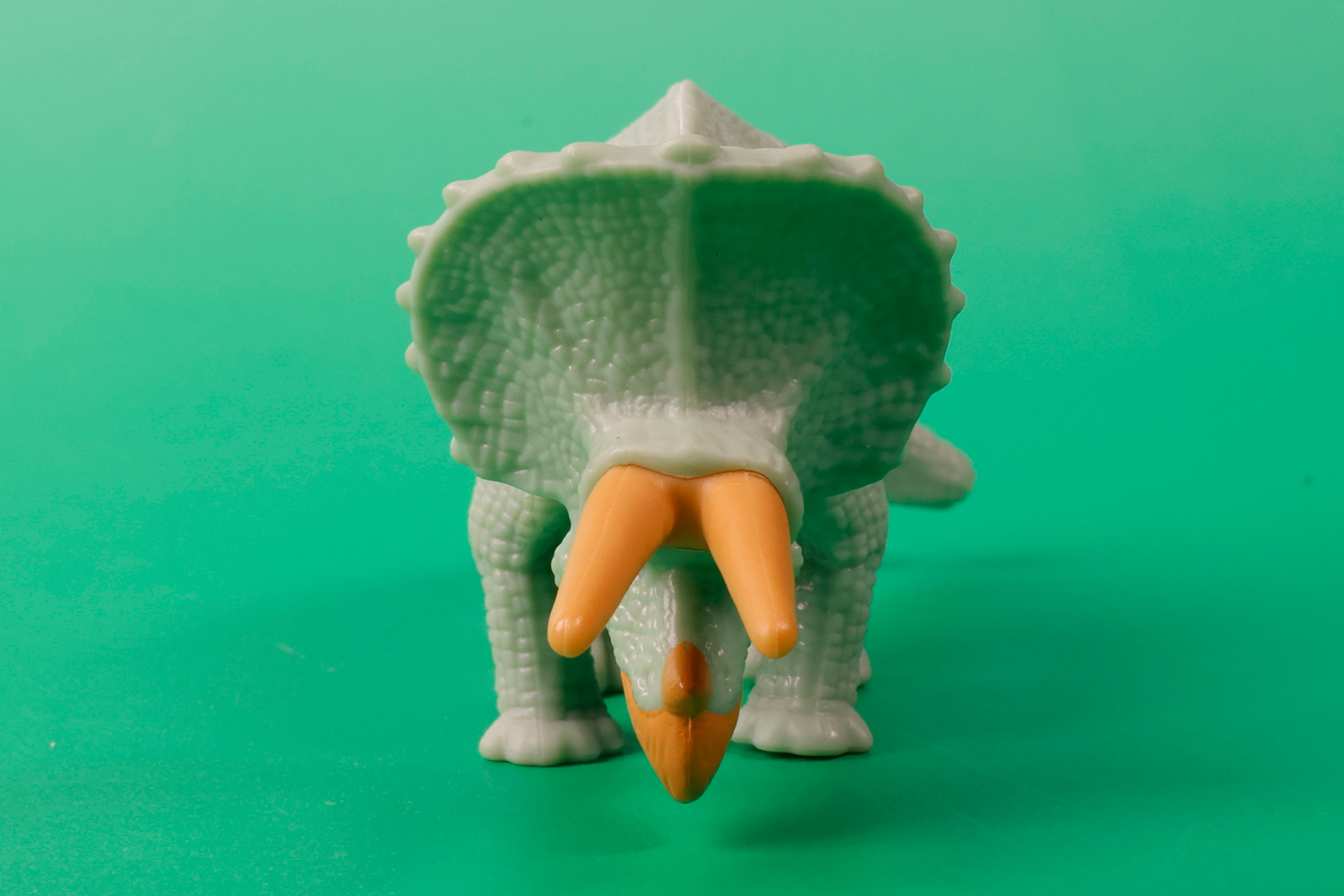 力強そうなトリケラトプスの姿だ