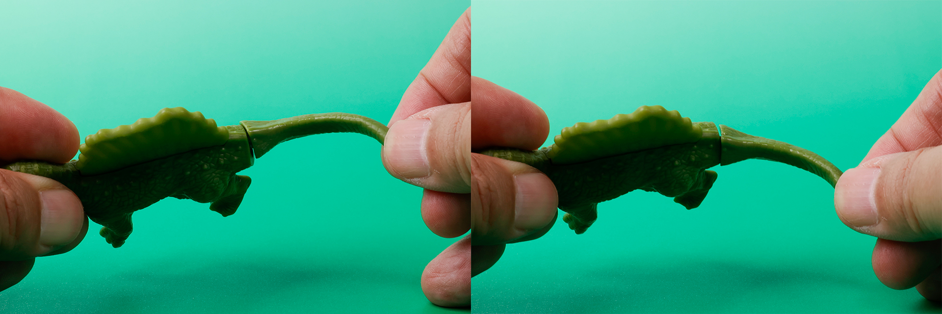 しっぽはこのように動かすことができる