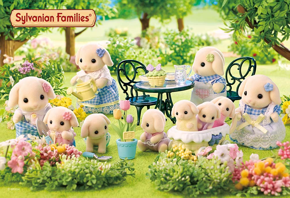 2023年初登場のフローラウサギファミリーが全員大集合のかわいいジグソーパズル