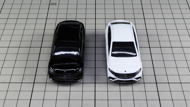 フロント：現在のメルセデス・ベンツを体現するフロントフェイス