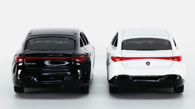 リアには“EQS 450+”とスリーポインテッドスターのロゴがプリント