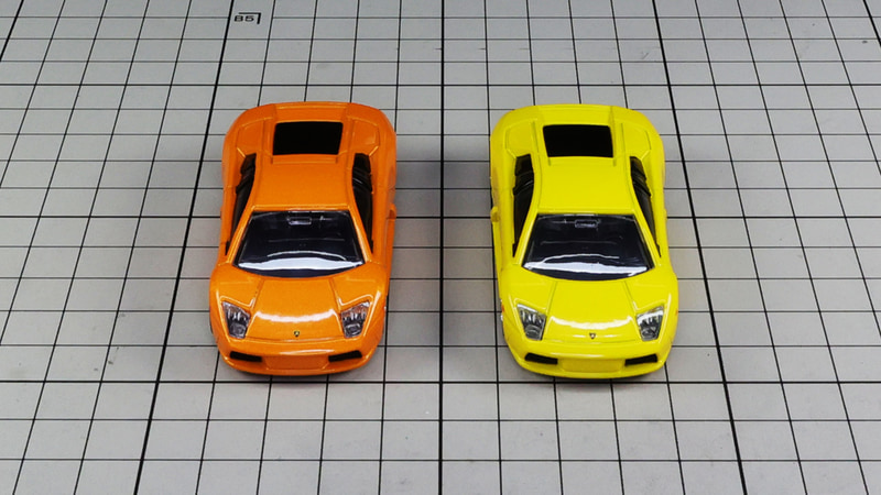 フロント：ランボルギーニスタイルを体現するフロントセクション