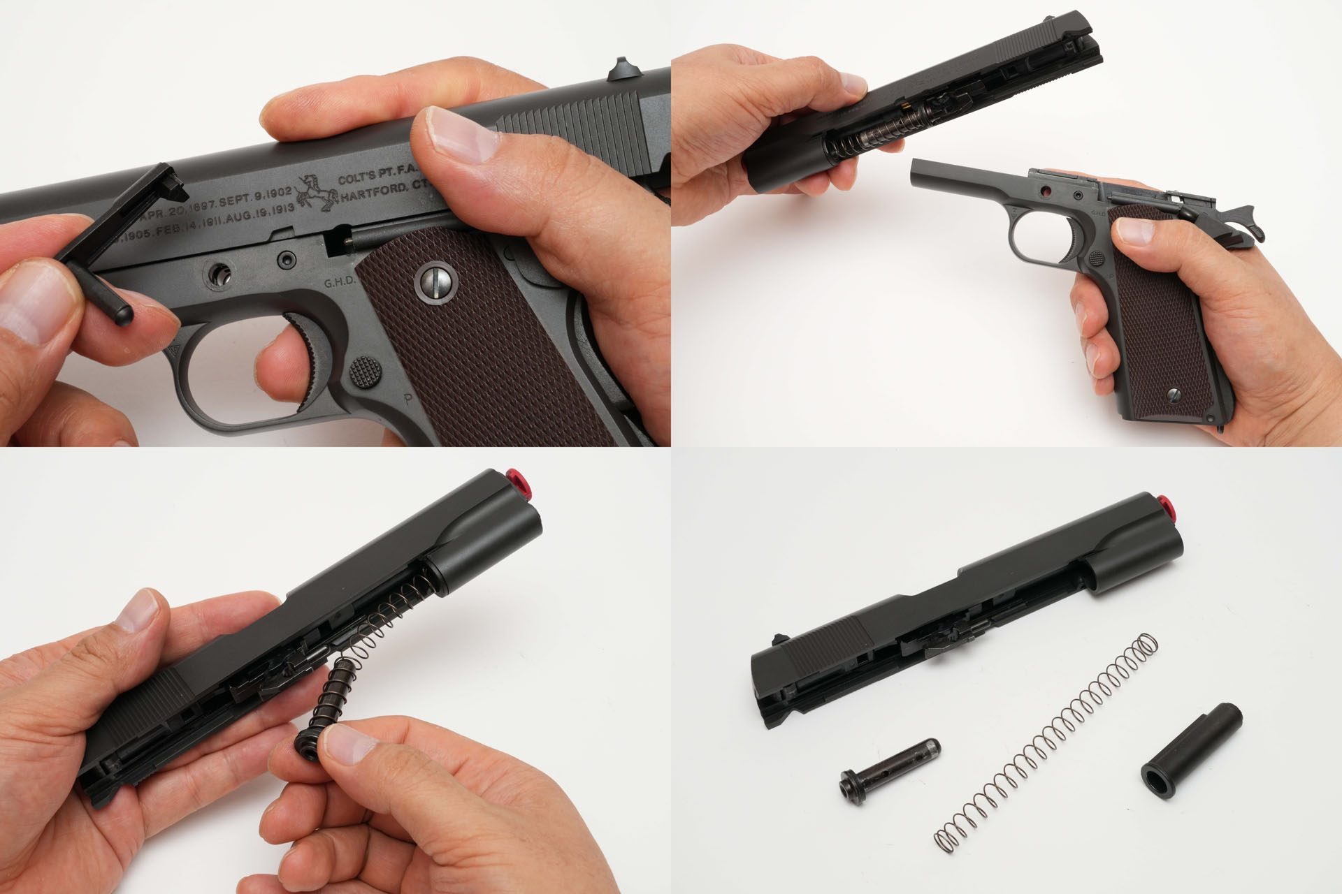 構造がシンプルなので、スムーズに部品を分解できる