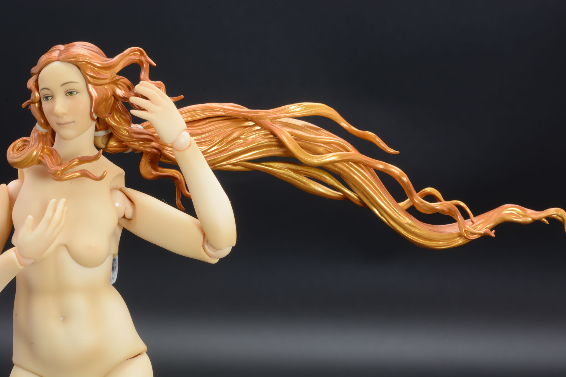 なびく髪のパーツ