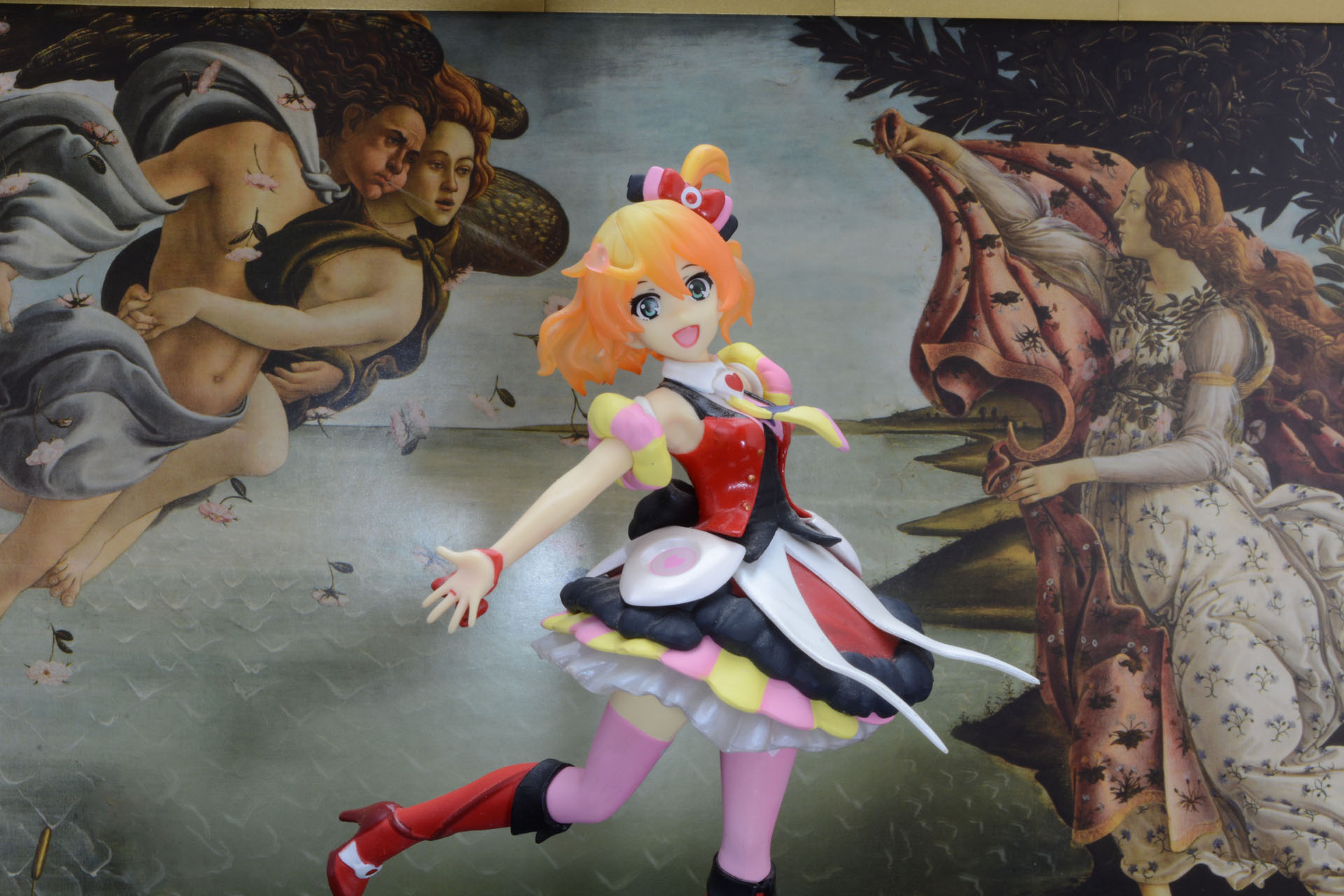 重厚な背景にフィギュアを立たせてみる