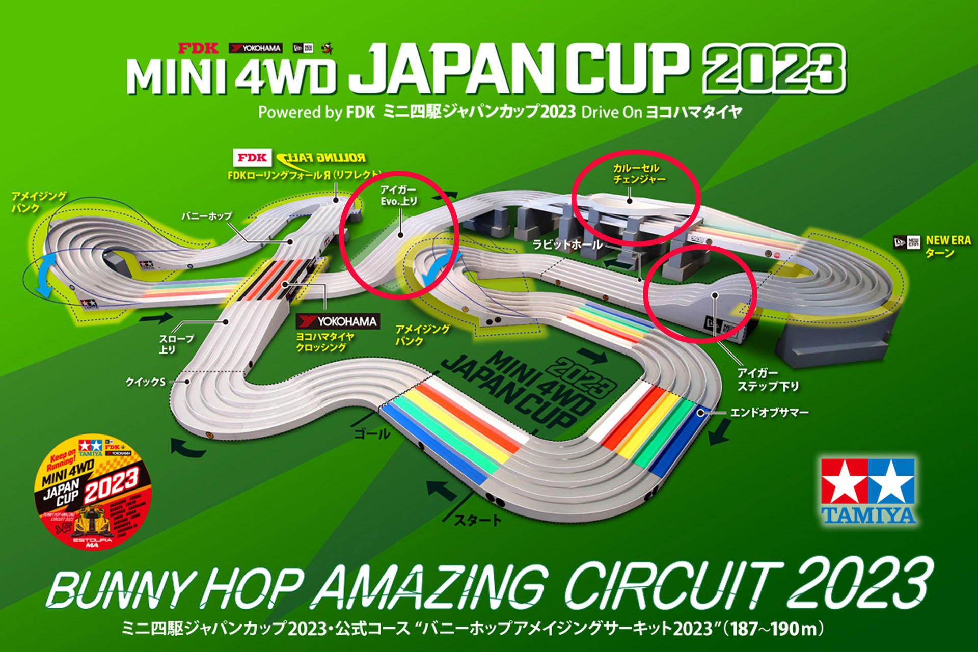 赤丸部分が特に難関なポイントだ
