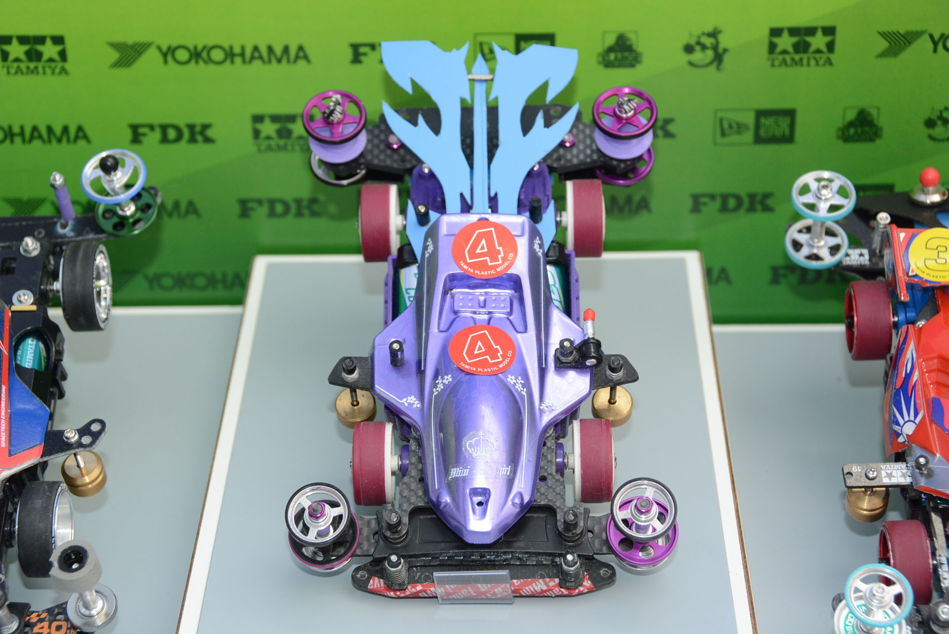 ワラタニ選手のマシンは性能だけでなく、かっこよさも追求したという