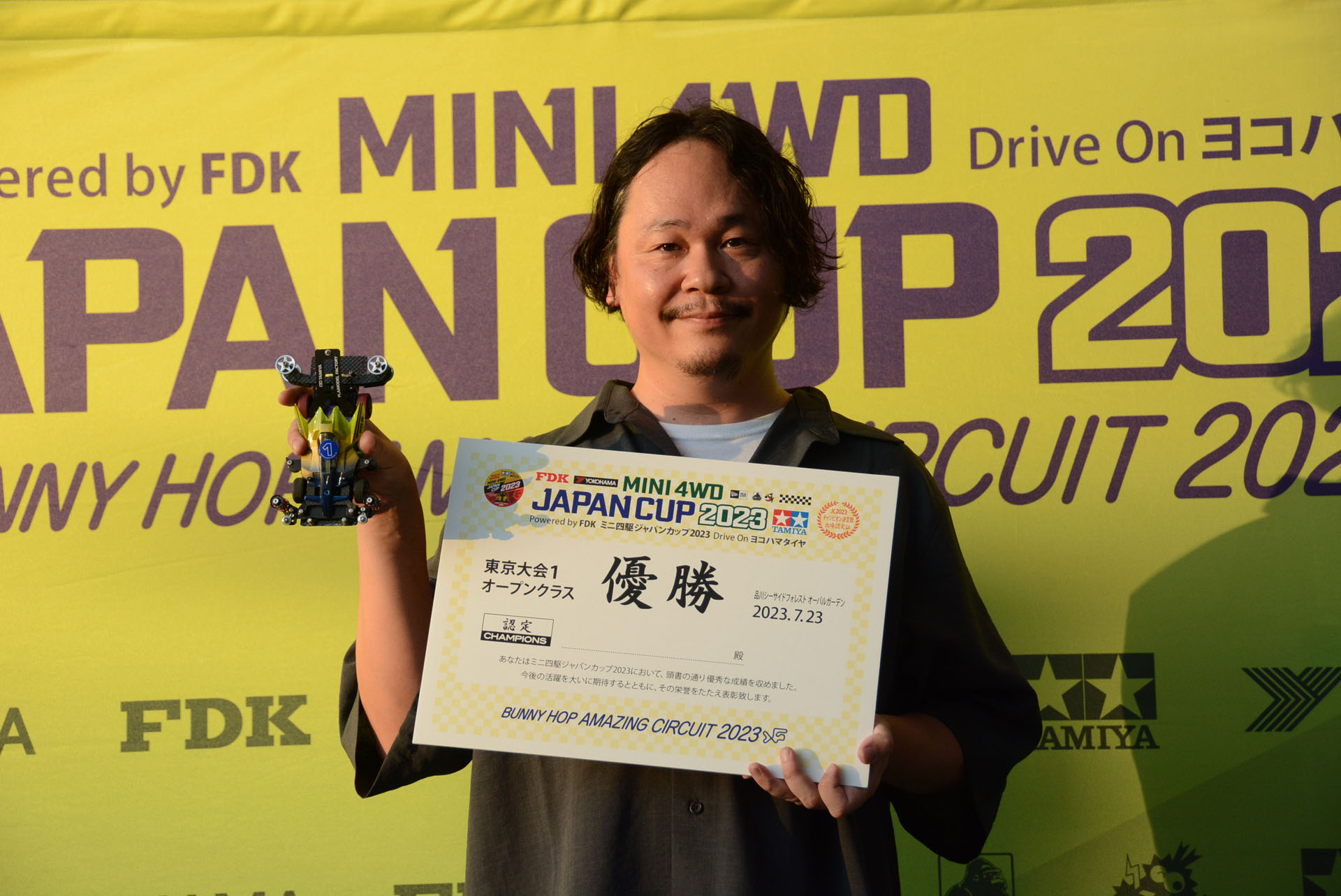 グループ戦においてただ1人の完走者となったナカゾノ選手