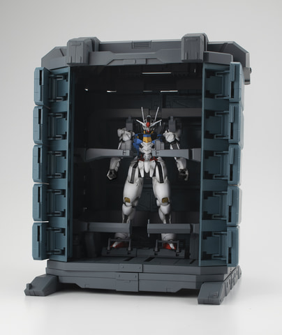 プラモデルHGシリーズ用 Gストラクチャー GS07-B MSコンテナ ガンダム 水星の魔女」よりジオラマ「Gストラクチャー MS